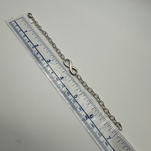 Tiffany & Co. Sterling Silver Infinity Bracelet. - Picture 14 of 15